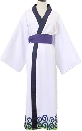 Anime Cosplay Costume Kimono Robe Full Suit Halloween Mens Cloak Bath Outfit