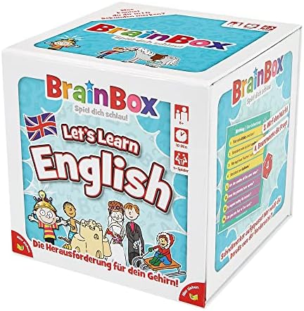 Brain Box Let's Learn English 2094952 Jeu éducatif Quiz pour Enfa...