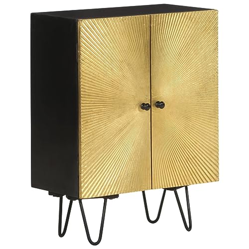 WRJENFSC Aparador Cocina Armarios Decorativos Armarios de Entrada Aparador de Madera Maciza de Mango 55x30x75 cm Adecuado para Comedor, Pasillo, Sala de Estar, Dormitorio