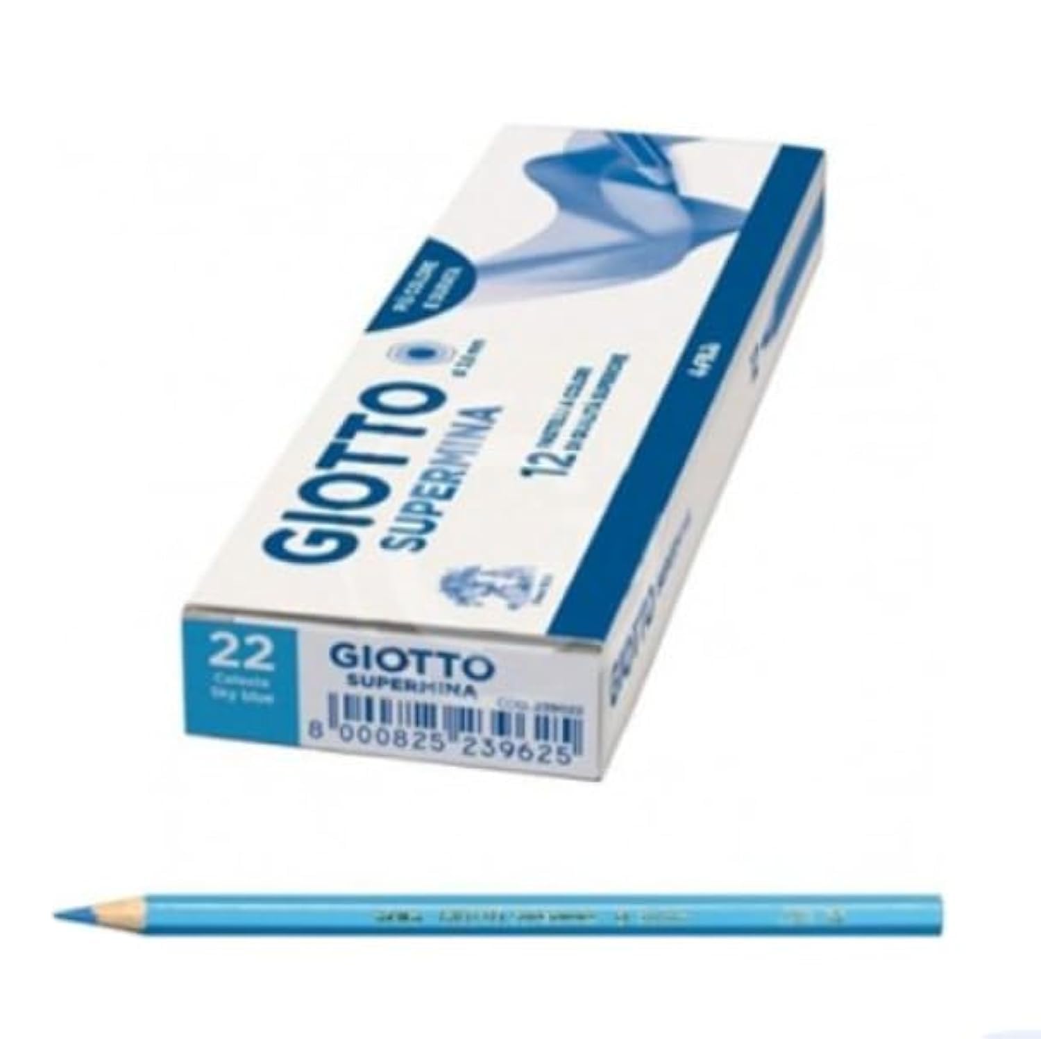 GIOTTO SUPERMINA Buntstifte – 12 Stück In Violett, Mit Extra Dicker Mine & Vergoldeten Details