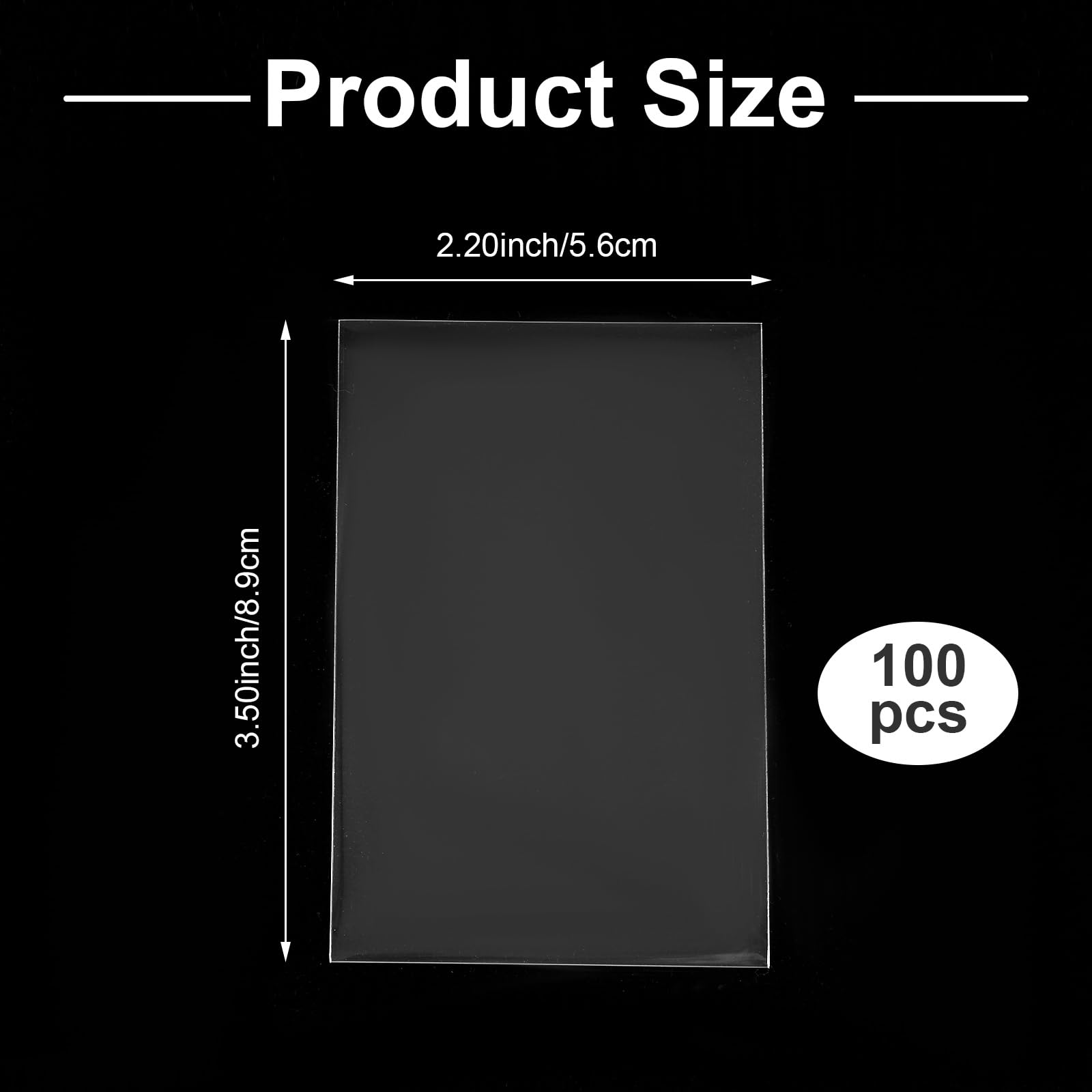 YUXIANLB 100Pcs Photocard Sleeves - Image 2