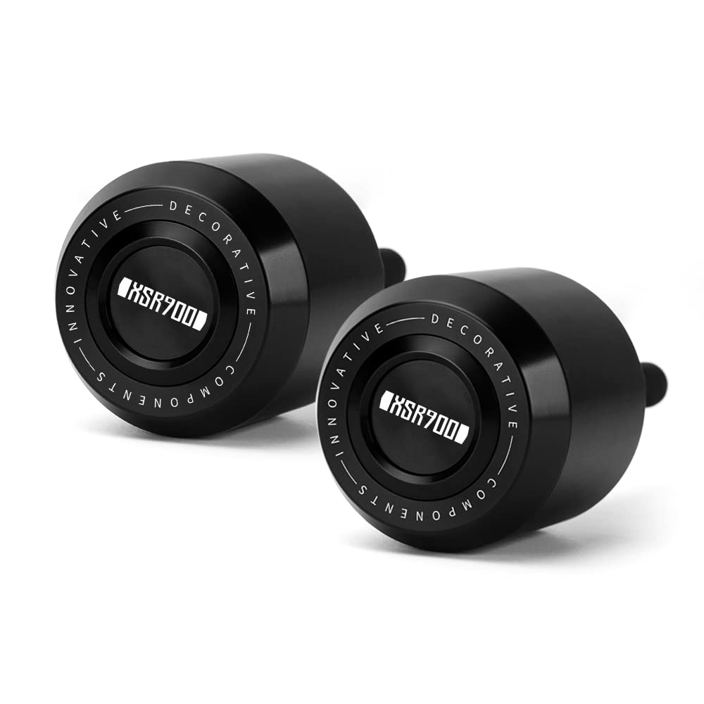 Glissières de cadre de moto compatibles avec Yamaha XSR 900 2016-2021, 2022, 2023, 2024 | Protection de carénage du moteur contre les chutes XSR900 XSR-900 (noir)
