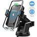 Produktbild Wonsidary Wireless Charger Auto, Automatisch Handyhalterung 10W Kfz Induktive Ladestation 2 in 1 mit Lüftung & Saugnapfshalter für iPhone XS/XS Max/XR/X/8/8P, Samsung Galaxy, alle Qi-fähigen Telefone