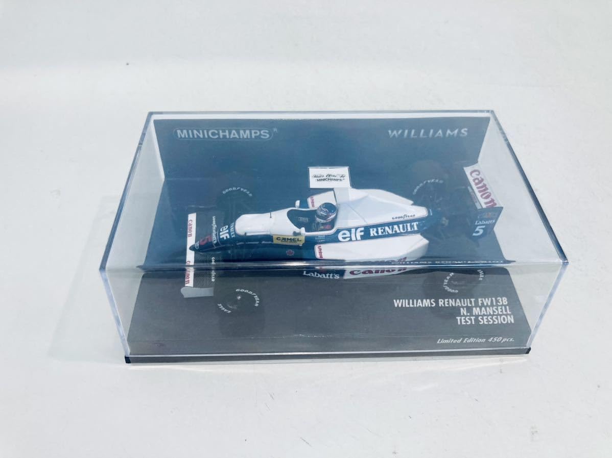 Amazon.co.jp: 1/43 Minichamps ウィリアムズ ルノー FW13B N.マンセル