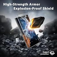 2+2 Stück Für Samsung Galaxy S22 Ultra Panzer Schutz Glas Folie + Kamera Schutzfolie, Fingerabdruck kompatibel, 9H Härte, HD Clear Displayschutz Schutzfolie Glas für Galaxy S22 Ultra 5G – Ansicht 3