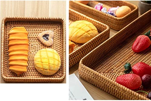 Jogo de Cestos Para Armazernar e Organizar Em Vime 3 Peças