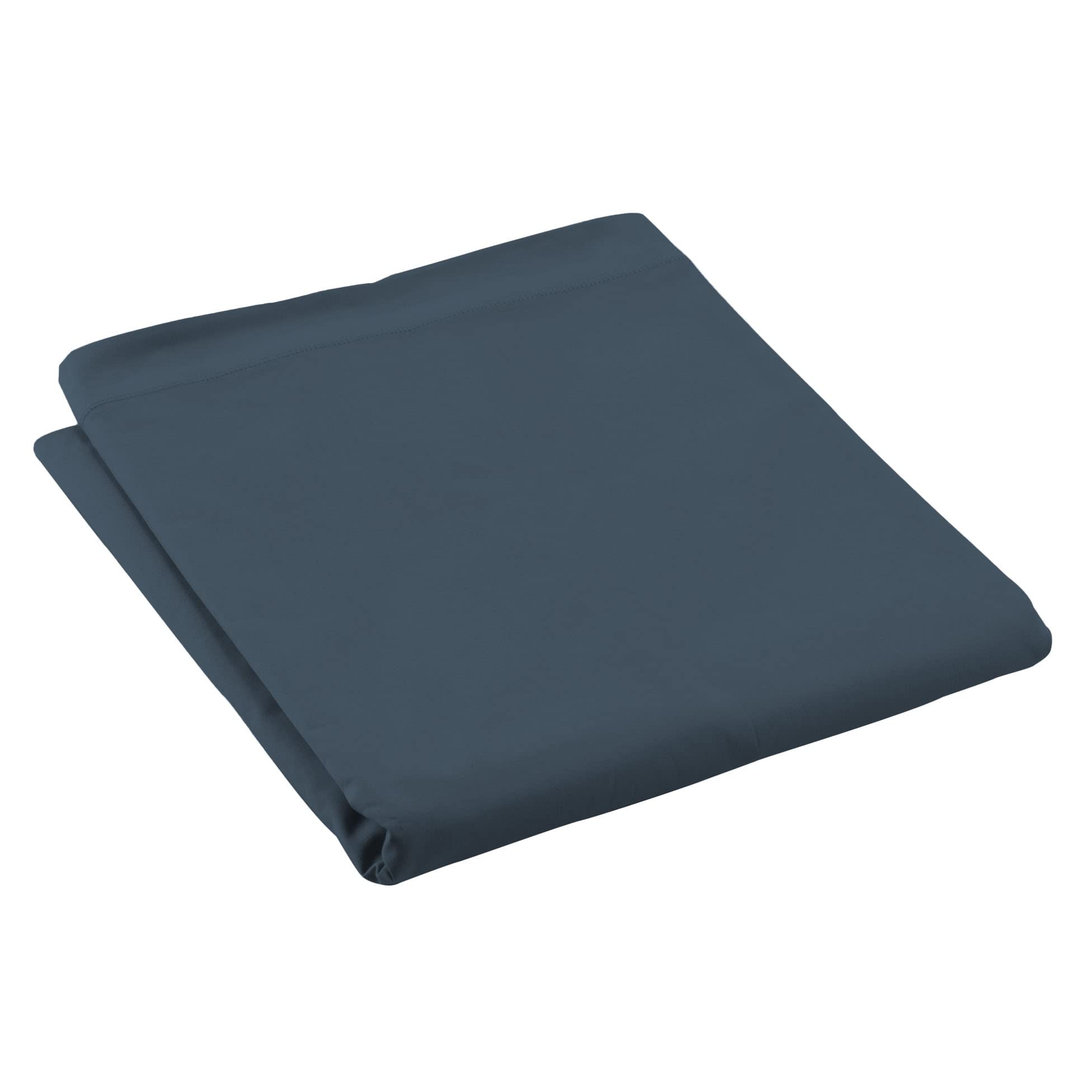Douceur D'intu00e9rieur, Drap Plat (180 X 290 Cm) Percaline Anthracite, Percale De Coton