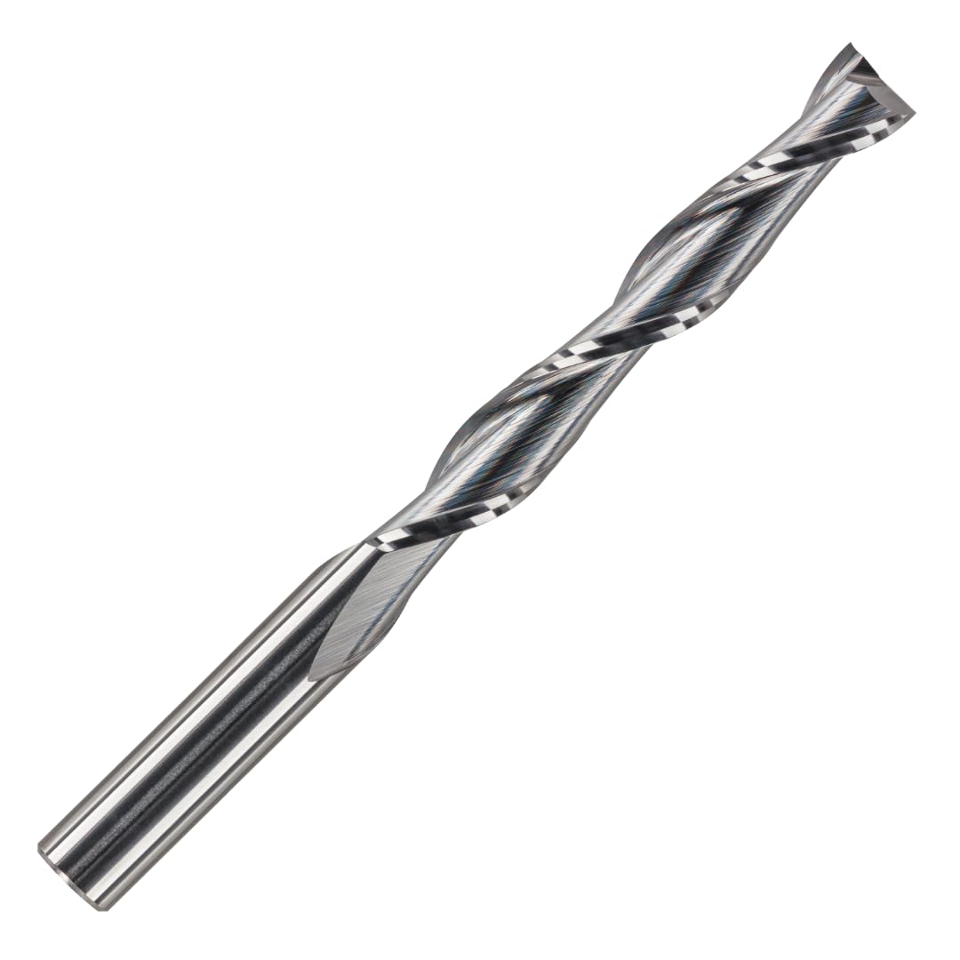 Rennie Tool 1/4" Cut x 42mm Flute x 1/4" Shank 2F Spiral Up Cut Router Bit โ image 1