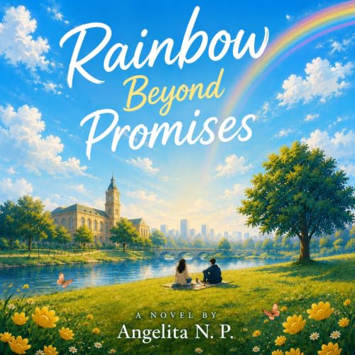 Diseño de la portada del título Rainbow Beyond Promises