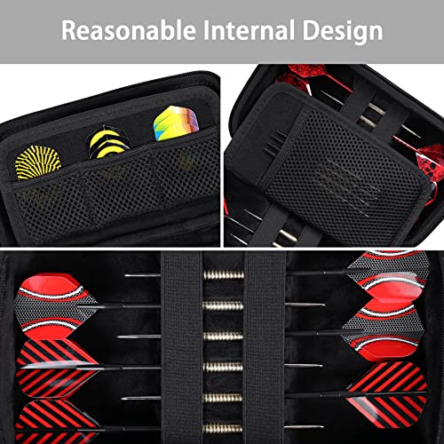 co2CREA Hard EVA Shell Storage Dart Case for 12 Steel Tip or Soft Tip Darts - Image 4