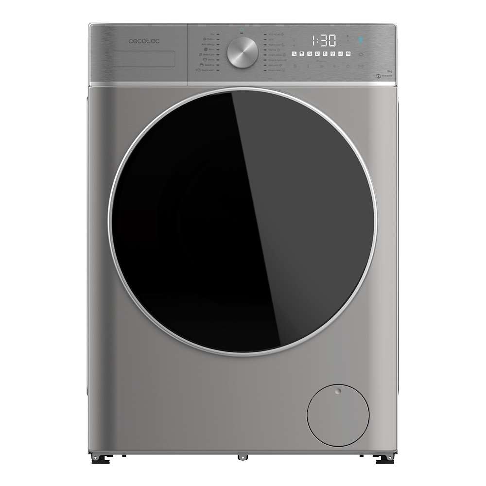 Cecotec Waschtrockner 8-5 kg Frontlader Bolero Wash&Dry 8580 Inverter Steel 1400 U/min 16 Programme