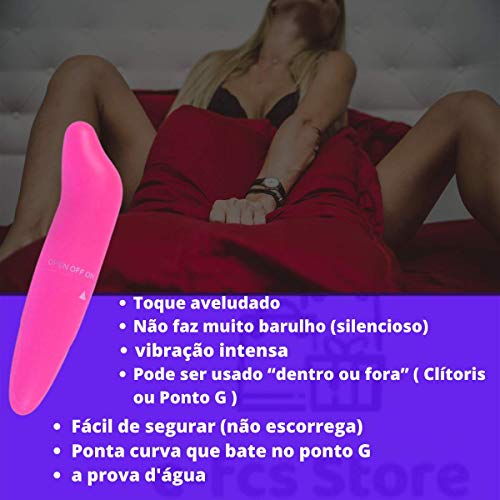 Kit Massageador Vibrador Feminino Ponto G + Gel Fire&Ice - Esquenta/Esfria