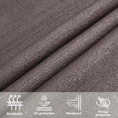 vidaXL Sonnensegel Sonnenschutz Windschutz Sonnendach UV Schutz Sonnenschutzsegel Schattenspender Garten Terrasse Balkon 160g/m&sup2; Anthrazit 2,5x2,5m HDPE
