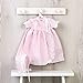 ASIVIL Robe Poupée 46 cm. Jupe Piquée en Tricot Rose 3184590