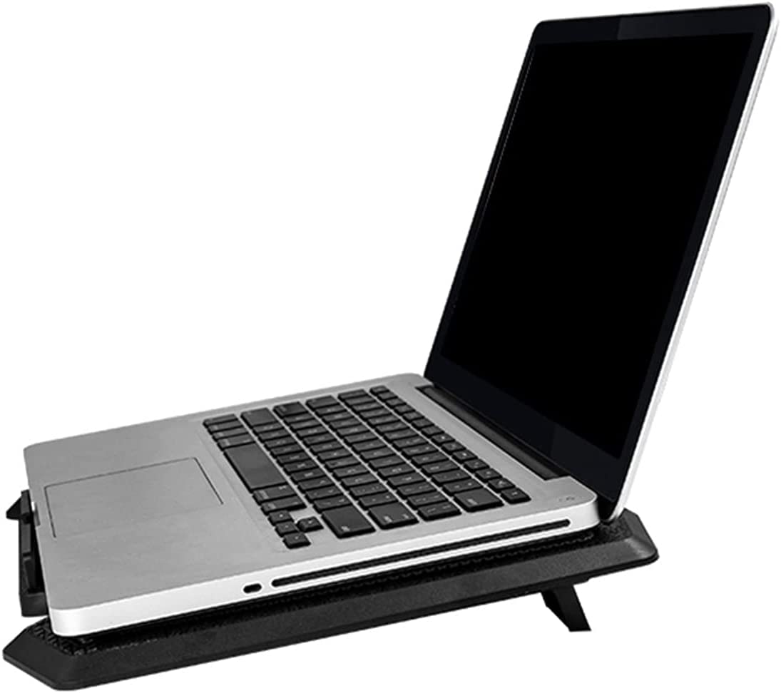 Chłodnica do Laptopa Podkładka Chłodząca Do Laptopa 2 Porty USB I Dwie Podstawki Pod Wentylator Chłodzący Stojak Na Notebooka 12-17 Cali Stojak na laptopa,Wentylowany