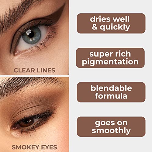 Lamel Cream Matte Eyeshadow: High-Pigmented & Long-Lasting - Quick-Drying, Hypoallergenic - Creamy & Smooth Formula - Easy-To-Apply, Buildable & Blendable Maad Eyes, №401, 5.2Ml /0.17Oz (Brown) #TOP2