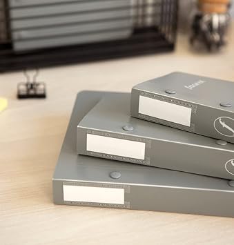 FILOFAX A5 Size Organizer Refill Storage Binder, 8.74 inch Height, Grey