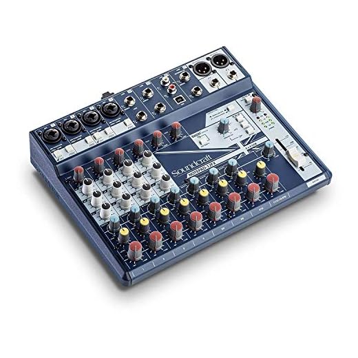 Soundcraft Notepad-12FX Small-format Analog Twelve-Channel Mixing Console with USB I/O and Lexicon Effects (5085985US)