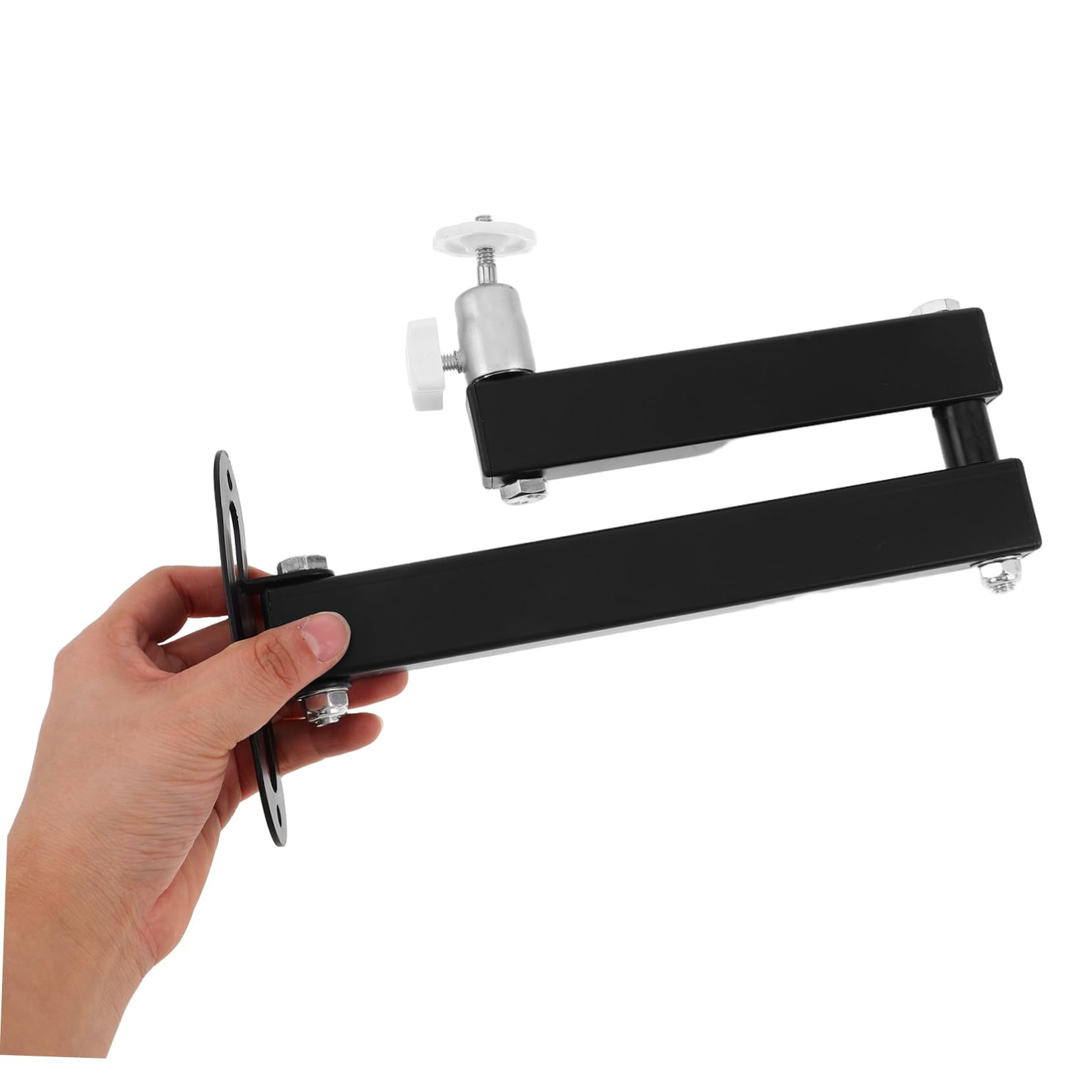 SHINEOFI 360grado Supporto Per Proiettore Pieghevole Parete Con Rotazione Regolabile Di Gradi in Lega Di Alluminio Per Montaggio Soffitto o Parete Per Home Theater
