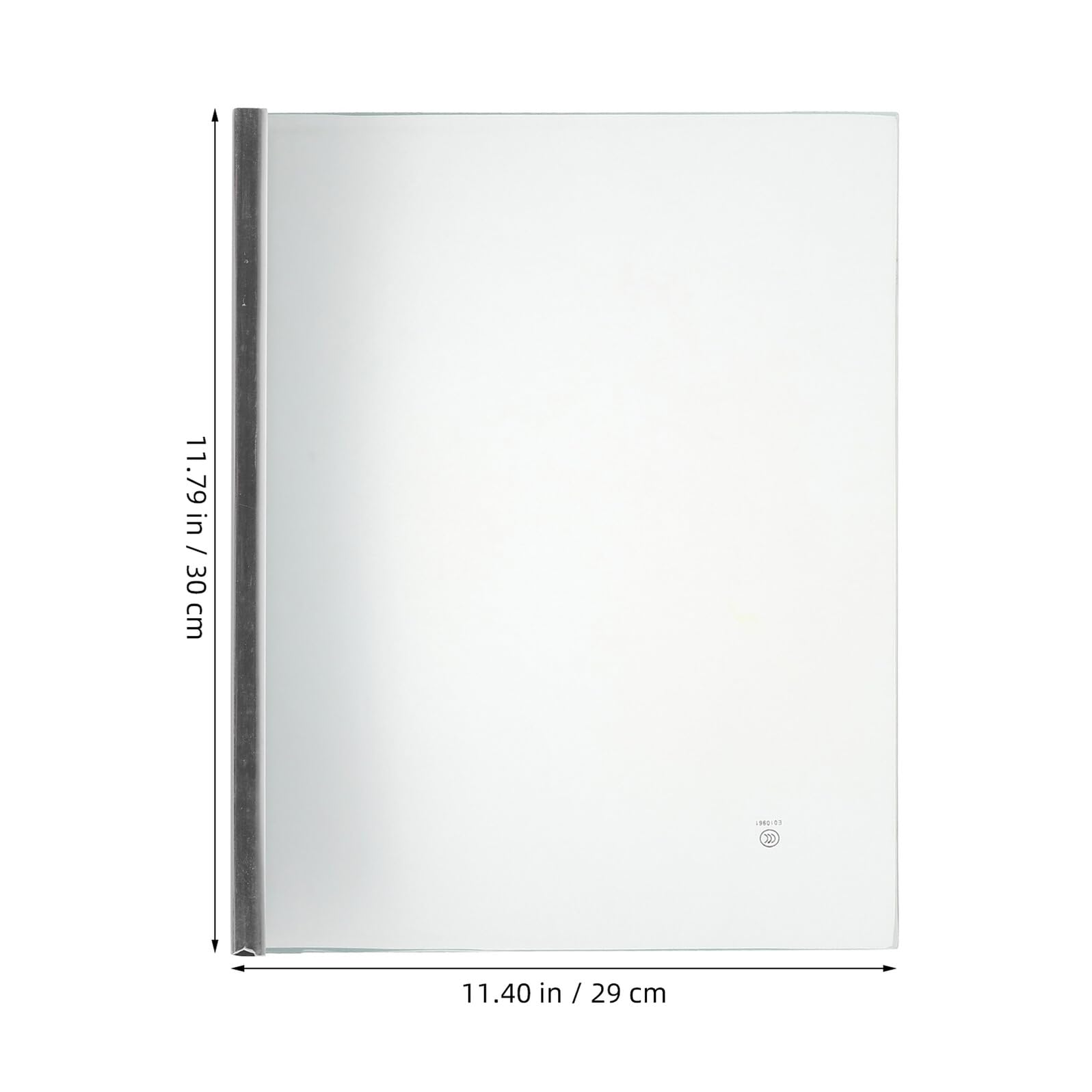 SHINEOFI Ripiano in Vetro Temperato Bordo Avvolto per Frigorifero e Congelatore, Pannello Divisorio Trasparente 300x290 Mm, Supporto Robusto per Organizzazione Interna Cucina