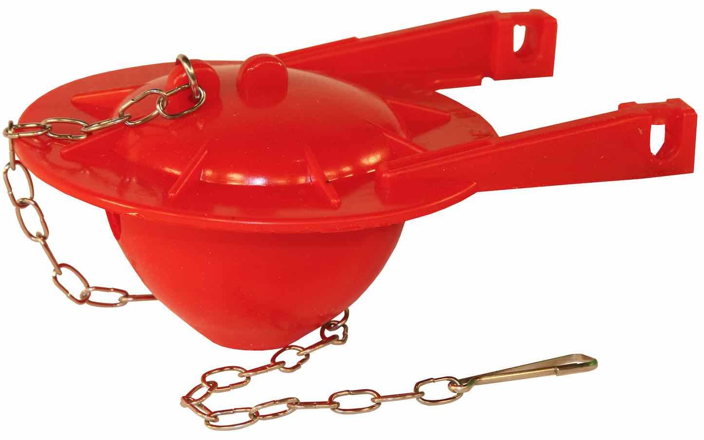 Wholesale Maintenance SupplyReplacement TOTO G-Max 3" Red Flapper "Pkg Of 2" - Fits TOTO THU138S, THU175S And THU331S - Compatible With Korky 2021X - Stainless Steel Chain - Made In USA