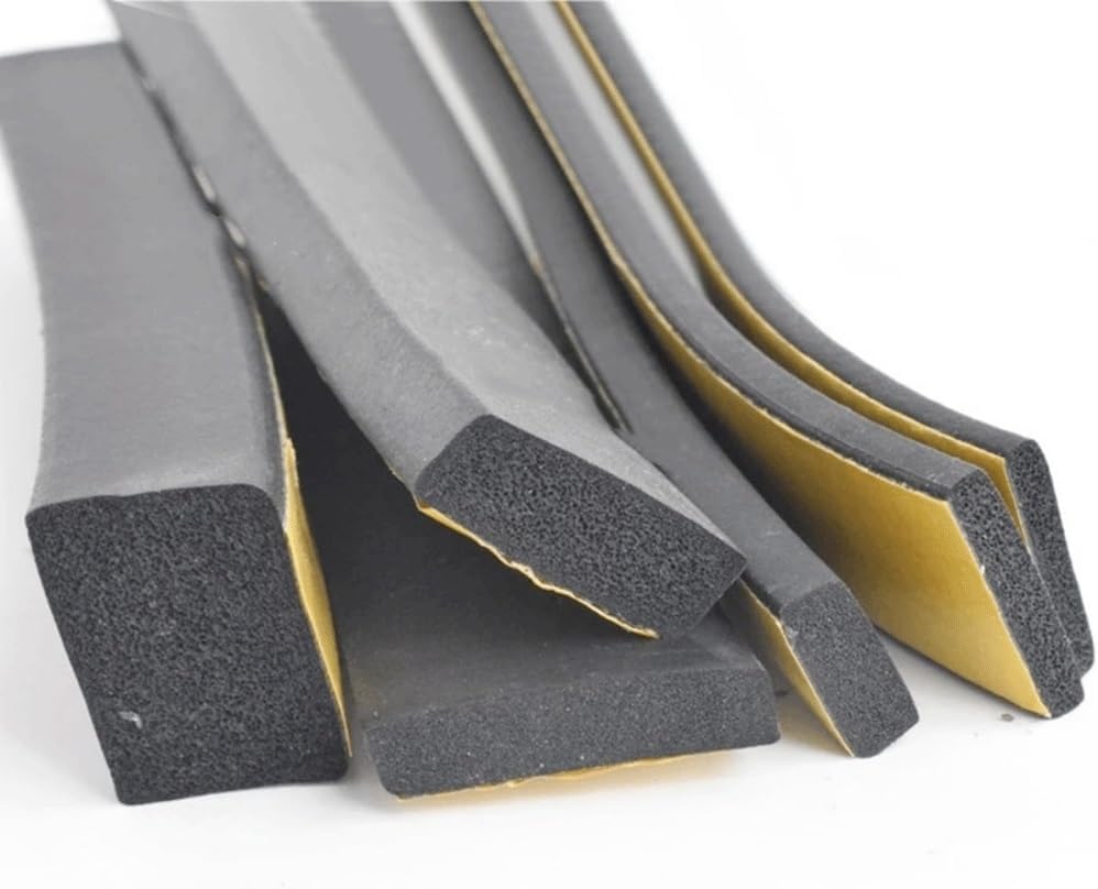 Foam Tape, 10M Rubber Sponge Seal Strip Tape, for Door Window Seal StripSoundproof Anti-Collision Tape Wall Insulation Acoustic Foam Strip(10mm X 30mm X 2m)