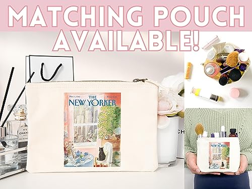 Bolso tote New Yorker, bolsa de la revista New Yorker, bolso artístico estético miniatura 5