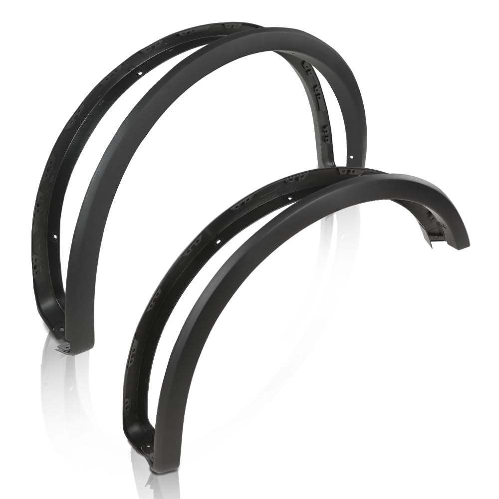 CNNELL Fender Flares Compatible with Ford F150 2018-2020 Black Factory Style Textured Paintable 4pcs