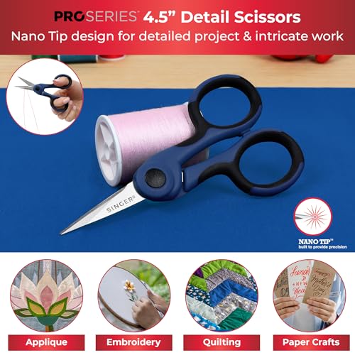 Image of SINGER ProSeries Sewing Scissors Bundle, Fabric, Detail & Snips, 3 Count