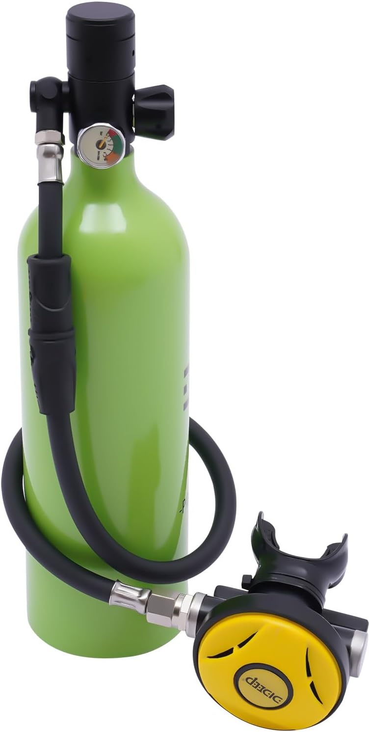 ZERNEIL Mini Scuba Tank, 32.8Ft Reusable Mini Scuba Tank