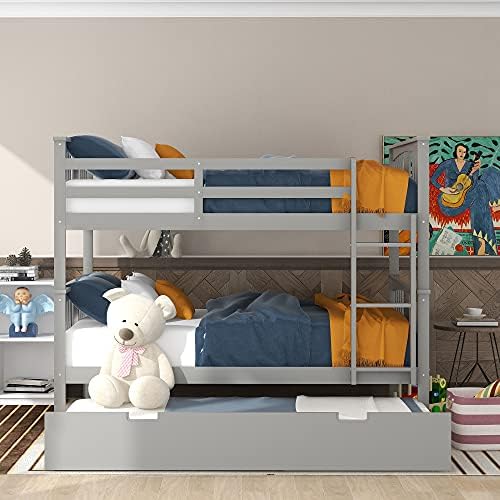LCH Bunk Bed Full Over Full, Wood Bunk B…