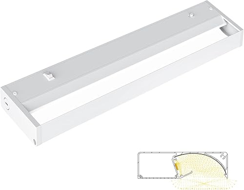Miniatura 10 de Iluminación LED indirecta para debajo del gabinete de 36 pulgadas, cableada, 1920 lúmenes, 3 ajustes de color, 3000 K3500 K4000 K, luces de cocina