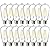 Sunco Lighting 16 Pack 60W Vintage LED Edison Bulbs Equivalent 8.5W CRI92 800 Lumens, Dimmable ST64 Filament 6000K Daylight Deluxe E26 Medium Base Light Bulbs High Brightness,Waterproof - UL