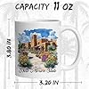 New Mexico State Ceramic Coffee Mug 11oz Land of Enchantment - Tea Coffee Mug with Comfortable Grip - Unique Travel Gift Cup for Office or Home - Vibrant Long-Lasting Print ID44991 #1