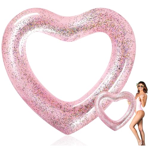 Ciambella Gonfiabile Mare O Piscina 120 Cm A Forma Di Cuore. Ciambella Gonfiabile Per Adulti In Spiaggia O In Piscina. Goditi L’Estate Con Questo Grande Galleggiante A Forma Di Cuore.