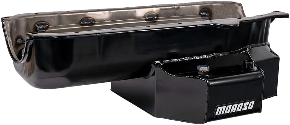 Moroso 21318 7.125" Oval Track Oil Pan for Chevy Small-Block Engines