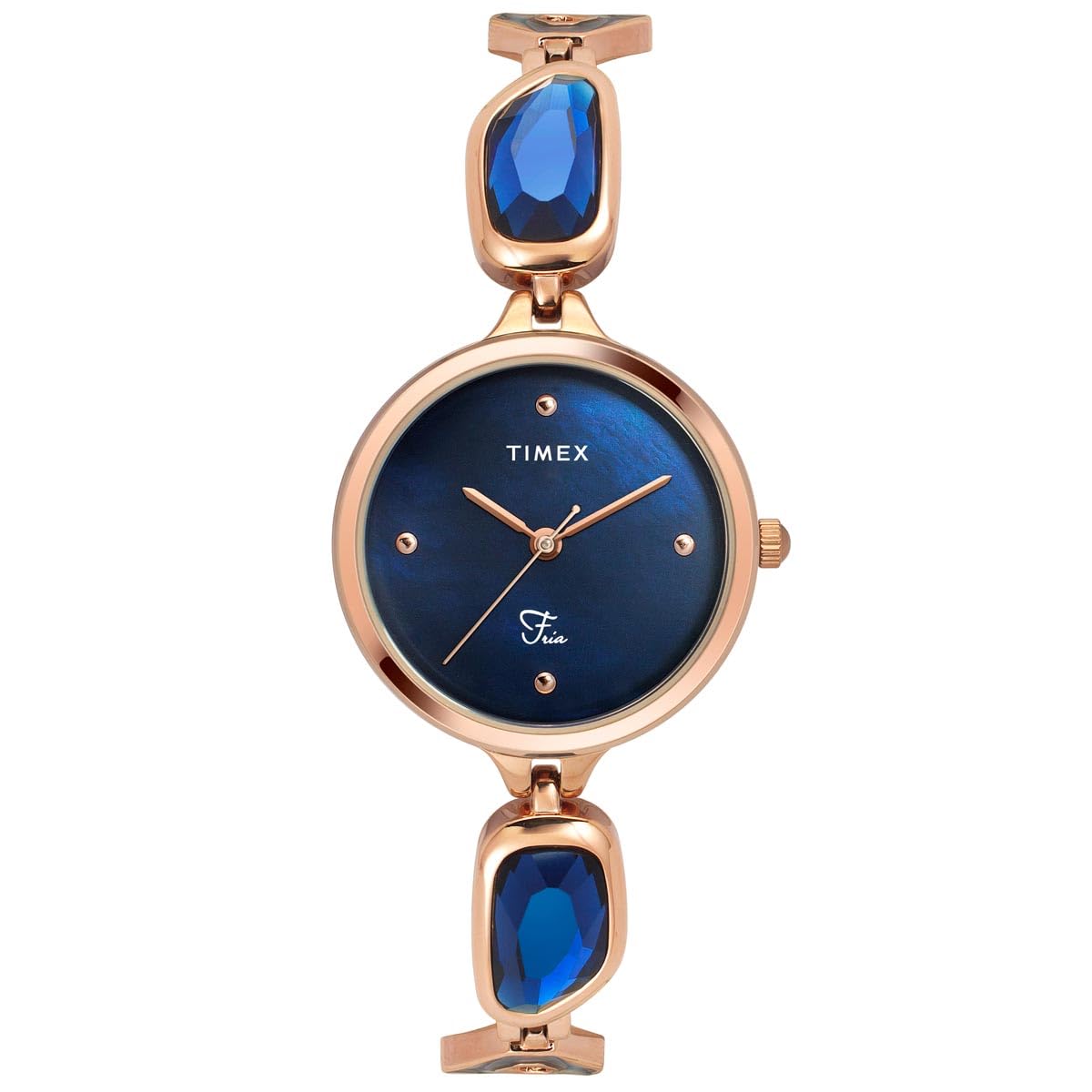 TIMEX Brass Fria Women Mother of Pearl Round Dial Analog Watch - Twel15904, Band_Rose Gold (B0D95W7BW5) Amazon Price History, Amazon Price Tracker