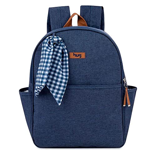 Mochila Maternidade Mescla Hug Azul Escuro