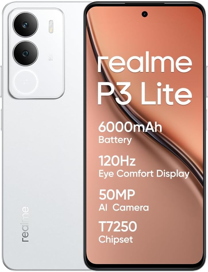 Autonomia Straordinaria: realme P3 Lite è dotato di una batteria ad alta capacità da 6000 mAh, che garantisce fino a 2,8 giorni di autonomia in standby, 9,3 ore di gioco o 15,4 ore di riproduzione video in condizioni di utilizzo intensivo. Dopo 2 ore di chiamate, 2 ore di brevi video, 2 ore di gioco e 2 ore di riproduzione musicale, conserva il 50% della carica della batteria. Power bank a doppia funzione: la porta Type-C supporta la ricarica inversa da 6 W per alimentare altri dispositivi