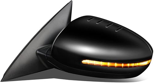Miniatura 2 de DNA Motoring OEM-MR-KI1320176 Espejo retrovisor calefactado accionado por el lado izquierdo con señal de giro compatible con Optima 2014-2015