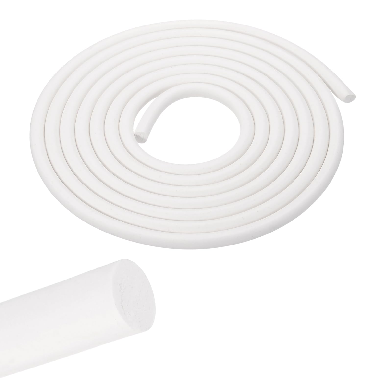 sourcing map 9.8 ft Backer Rod, 27/64 Inch Diameter Foamed Silicone Foam Caulk Saver, Weather Strip Seal for Sealing Concrete Gaps, Expansion Joints, Crack Filling, Doors, Windows, White