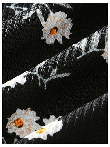 Verdusa Women's Plus Size Floral Summer Dresses Boho Short Sundress Holiday Cami Flowy Dress4