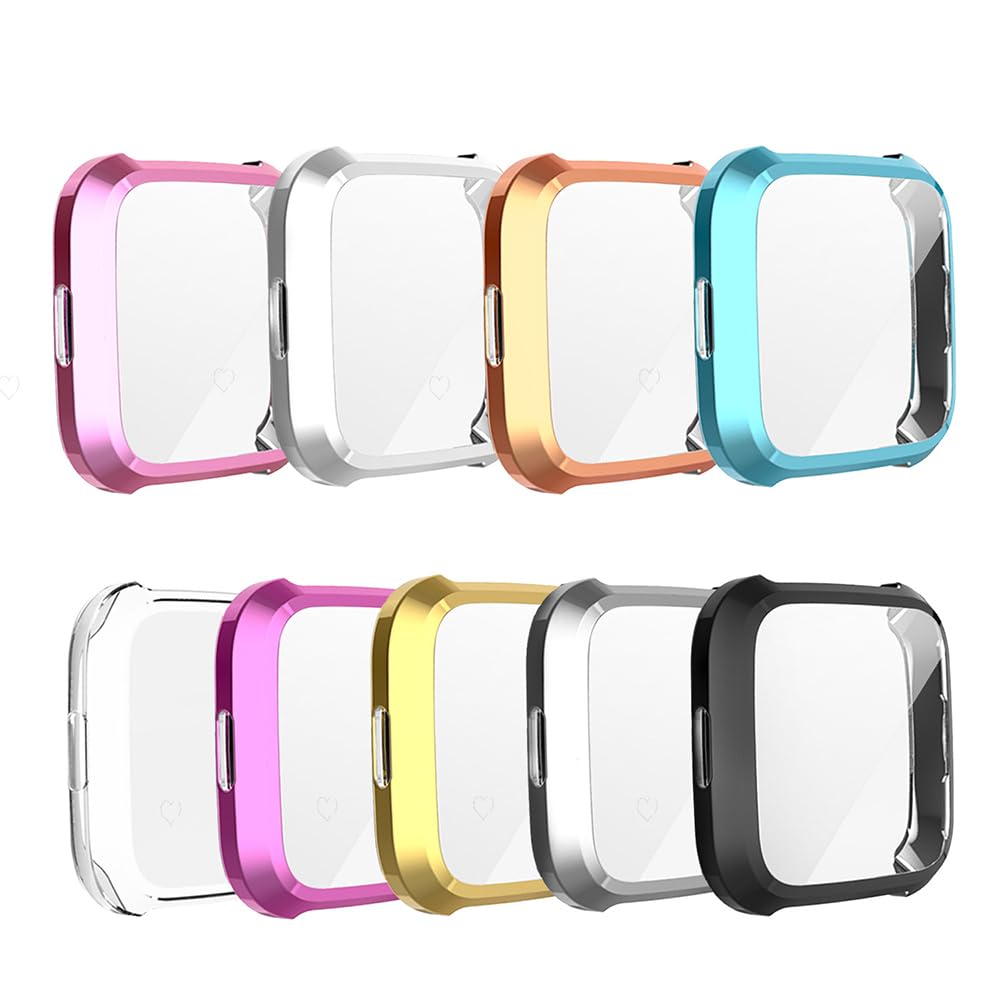 BoLuo 2 Pcs Screen Protector Cover Per Fitbit Versa Lite,Morbida - Foto 8