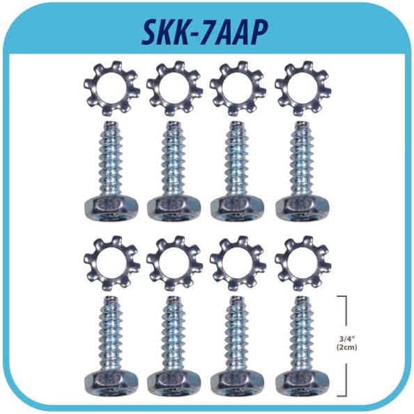 Miniatura 3 de Appli Parts SKK-7AAP Kit de apilamiento de repuesto compatible con lavadora y secadora Samsung Combo de 27 pulgadas de carga frontal, incluye