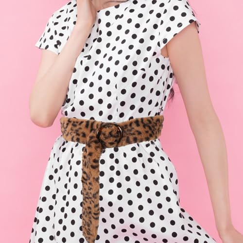 Wide Leopard Print Belt Women Animal Print Waist Ladies Belt For Dresses Jeans Skirts Party Casual Or Formal Outfits4