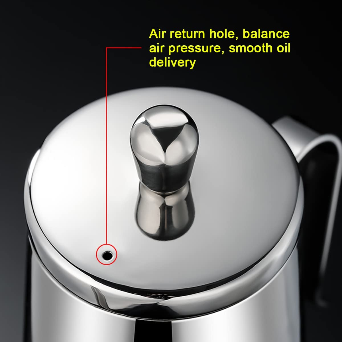 Dispenser per olio d'oliva in acciaio inossidabile 304, contenitore per olio e aceto da cucina, perfetto per cucinare e barbecue, bottiglia resistente per olio