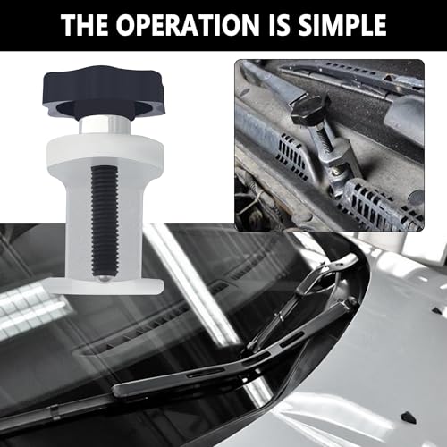 Image of Car Windshield Wiper Arm Removal Tool-Carbon Steel Wiper Arm Puller with Adjustable Knob for Quick Disassembly-Windshield Wipers Puller Tool Compatible with Acura, Honda (Wiper Arm Puller)