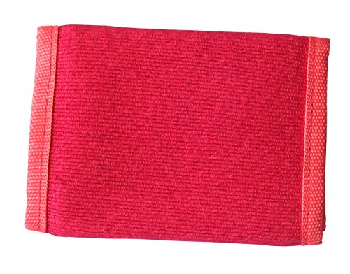 Green Breeze Imports Pink Men's Natural Abaca Fiber Large Wallet