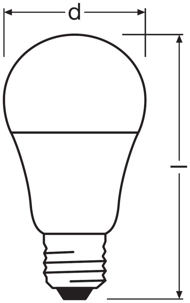 OSRAM Dimmbare LED Lampe mit E27 Sockel, Warmweiss (2700K), klassische Birnenform, 10.5W, Ersatz für 75W-Glühbirne, matt, LED SUPERSTAR CLASSIC A, 10er-Pack