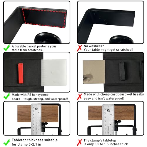 ManagementAHOMO Under Desk Cable Management No Drill - image 4